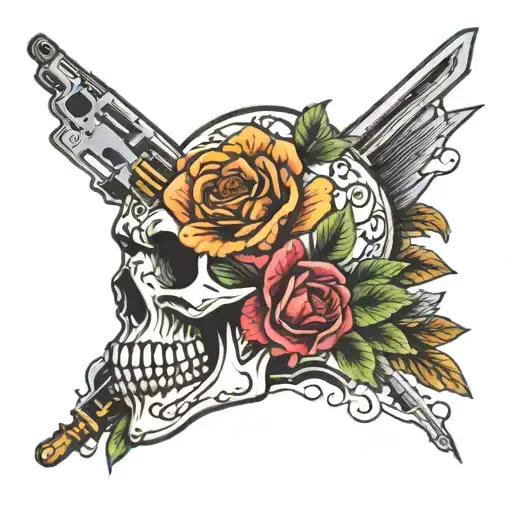 The Flower Skull Machine Gun Kelly