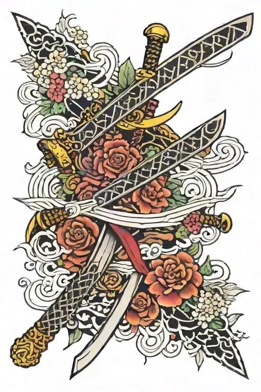 A Samurai Sword Showcasing Focus & Dedication