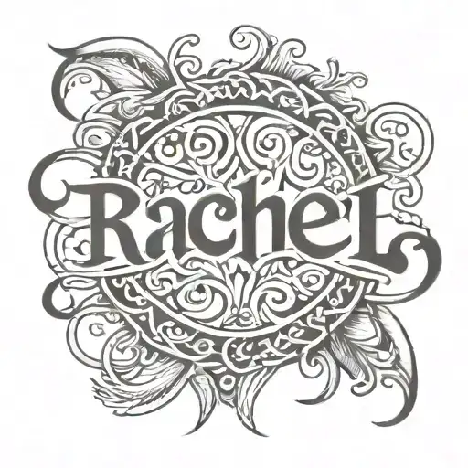 Symbol Text 'Rachel'