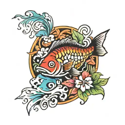 Hawaiian Theme With Fish