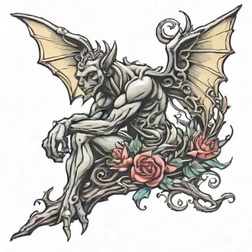 Gargoyle And Fairy