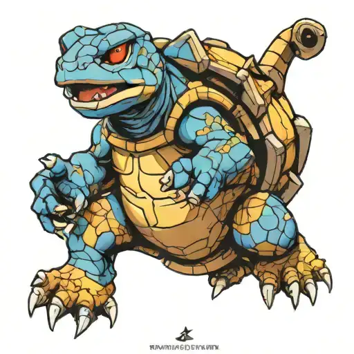 Blastoise Pokemon Hoodie