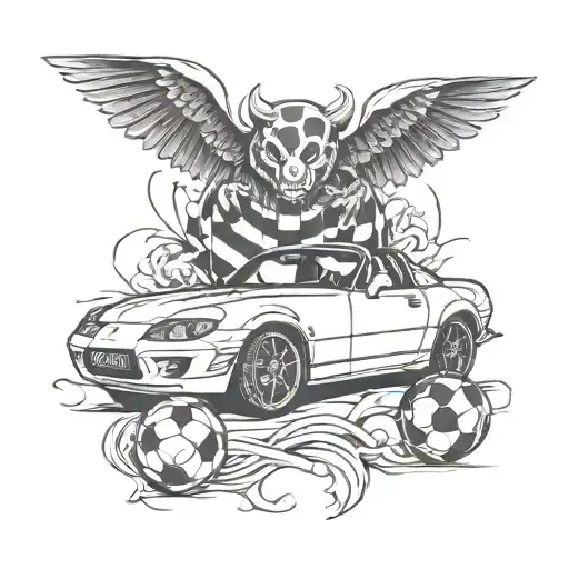 Miata Mx 5 Car And Soccer Ball