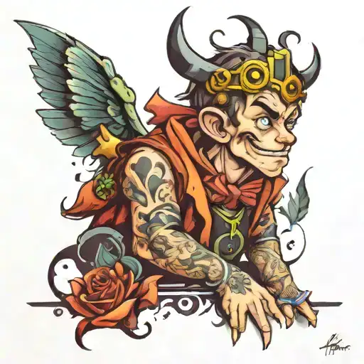 He Is A Goofy Loving Active Smart Kid Behind Him A Beautiful Creative Background He Created