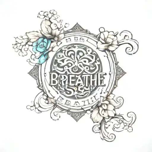 Breathe Word Minimalist