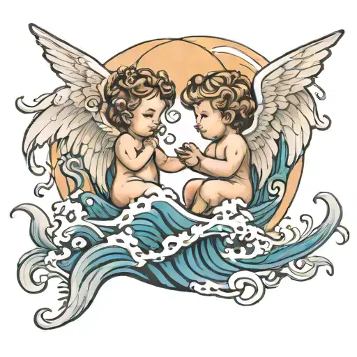 Wave And Angel Baby