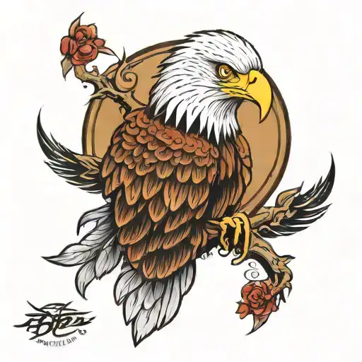 Eagle And Dream Catchwr