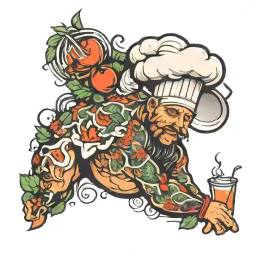 Tattoo For Chef Cooking