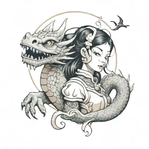 Moon Girl And Dragon