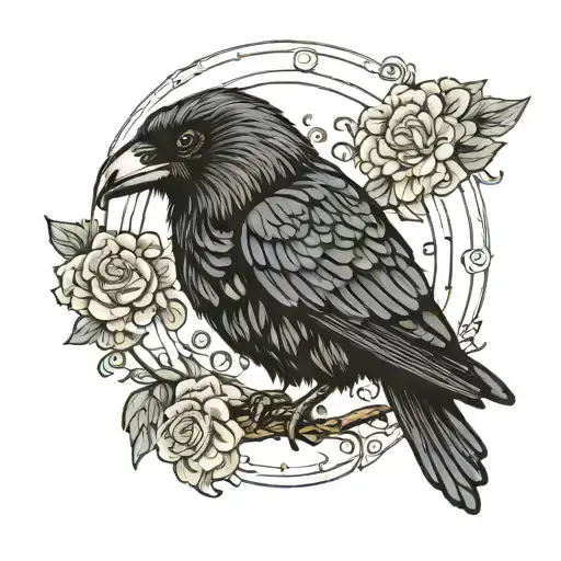 A Mighty Scandinavian Raven That Flies