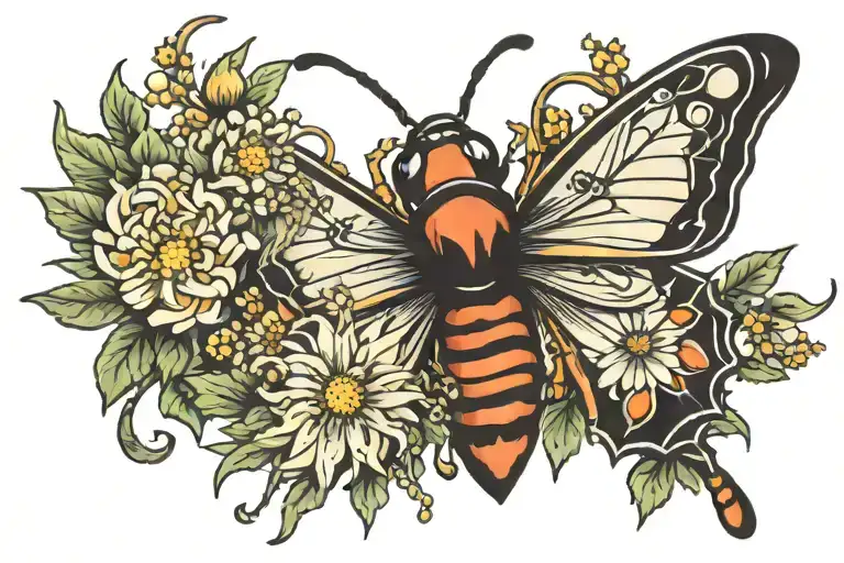 Ladybug Butterfly Chrysanthemum Flower Dragonfly Scorpio Diamond