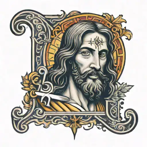 Jesus With Letter R And T