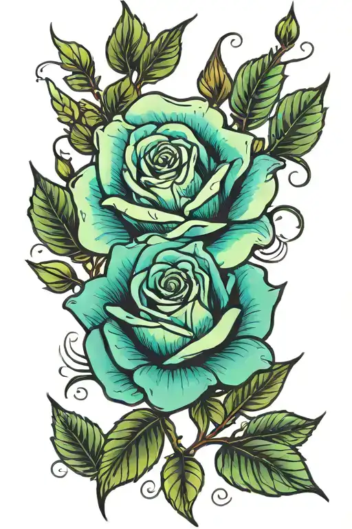 Blugreen Rose