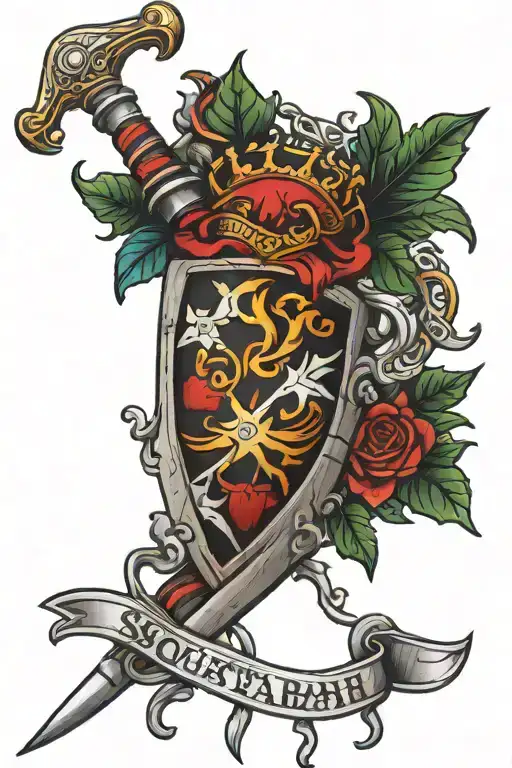 Scottish Tartan And Crest Mace Web