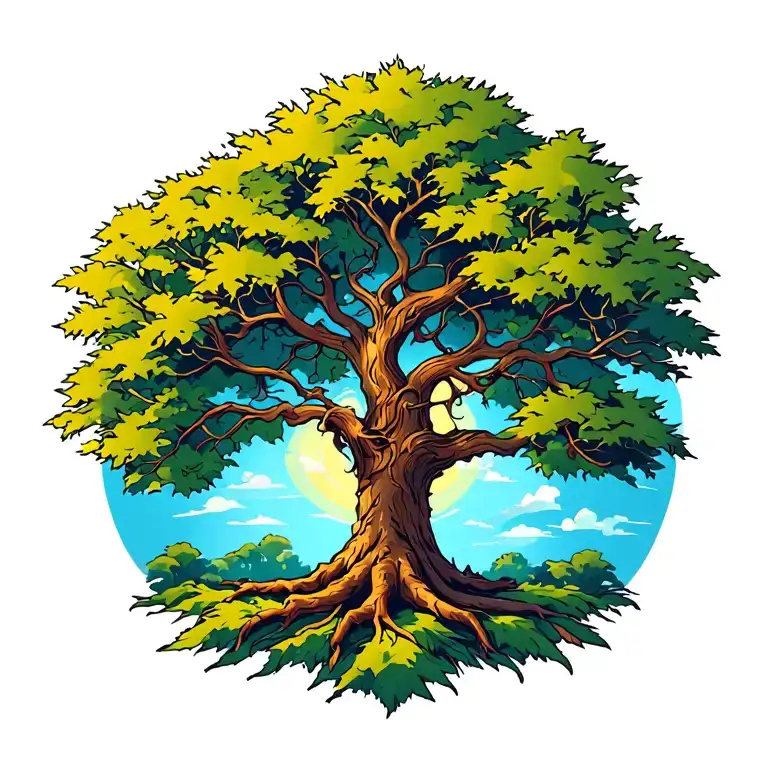 A Tree With A Library