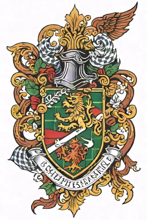 Scottish Tartan And Crest Macewen