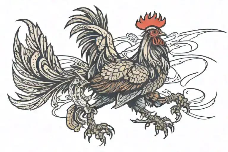 Tactical Rooster With Ride