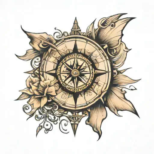 Compass Eagal Mountain Range