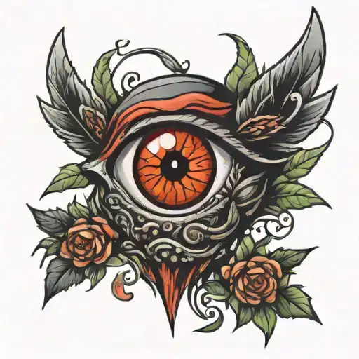 Hood Red Eye Looking