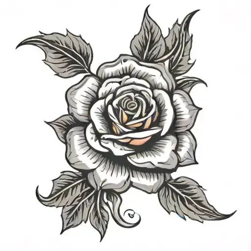 Sanjeev Tattoo With Rose