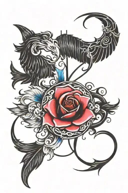 The Adoption Symbol Plus One Of The Arms Has Beautiful Disaster And The Other One Has Hot Mess