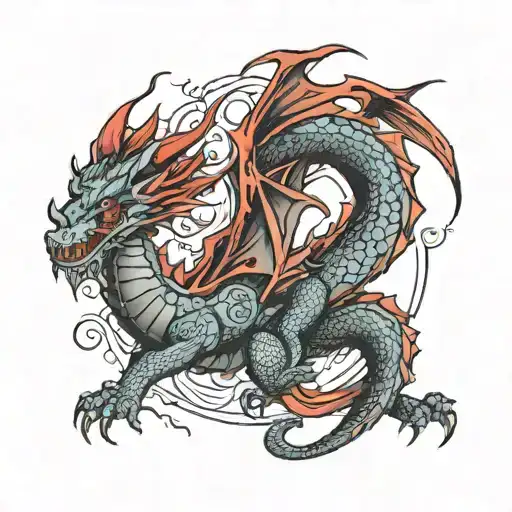 2000 With A Red Dragon