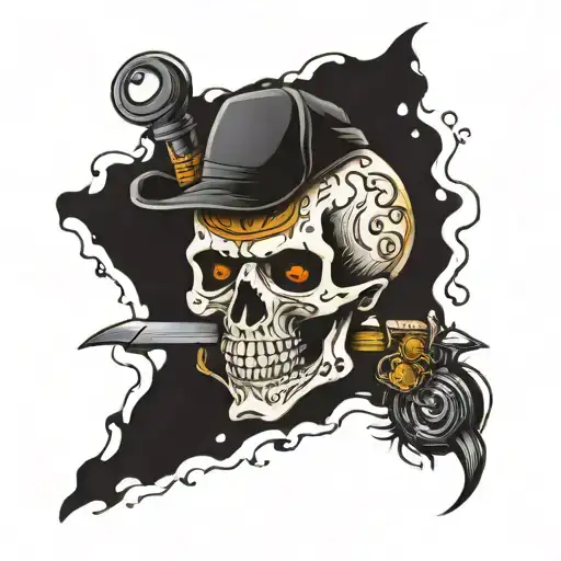 Skull And Teamsesh Text