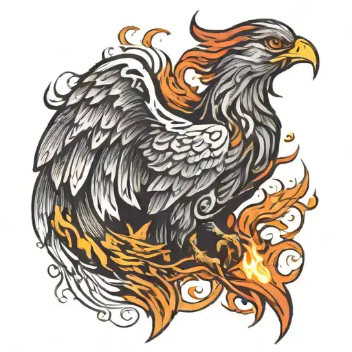 Phoenix From The Ashes Symbolizing Overcoming