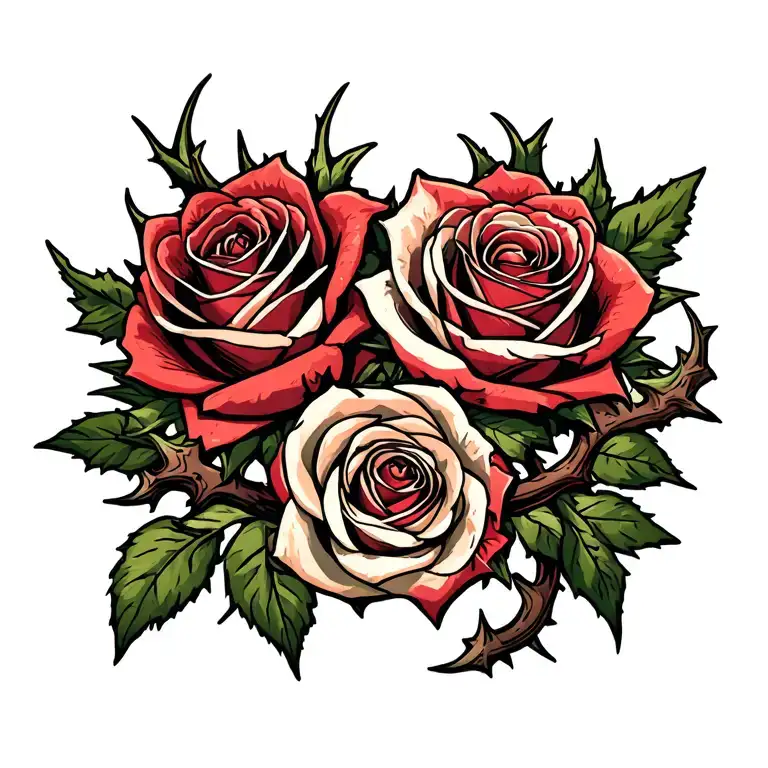 Roses With Thorns In The Chest