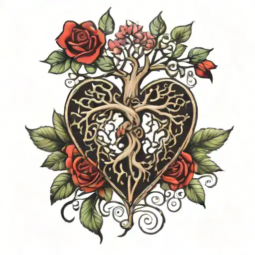 Tree Of Life Holding A Heart