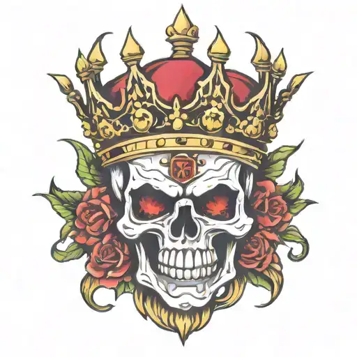 Crown Devilish Skull