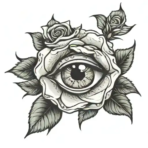 Money Roses Eye