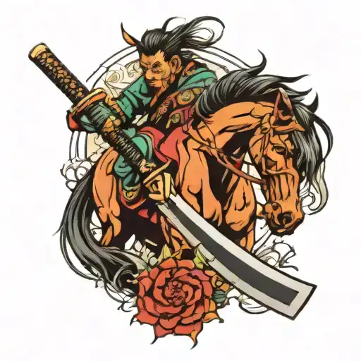 Samurai Katana Horses