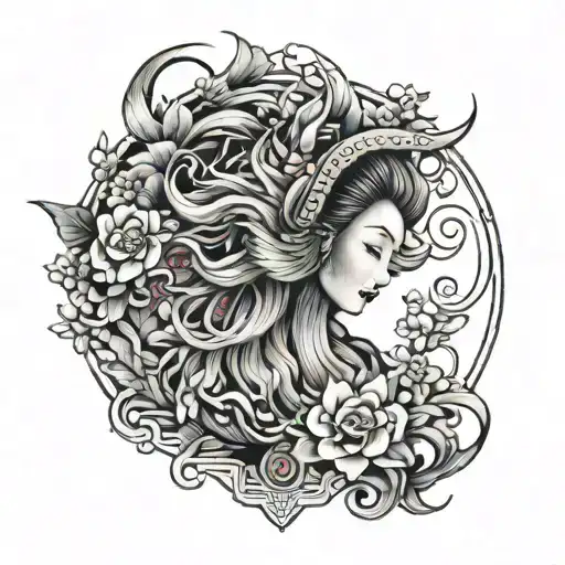 Realism Tattoo Oriental Style