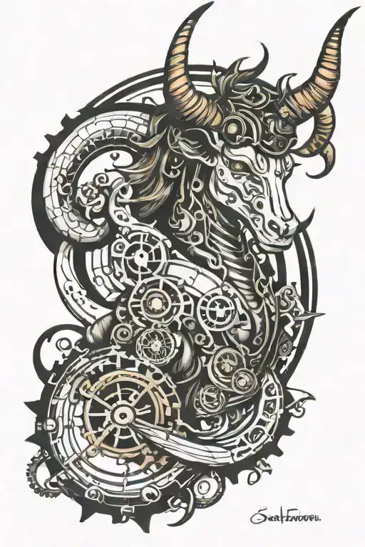 Steampunk Capricorn