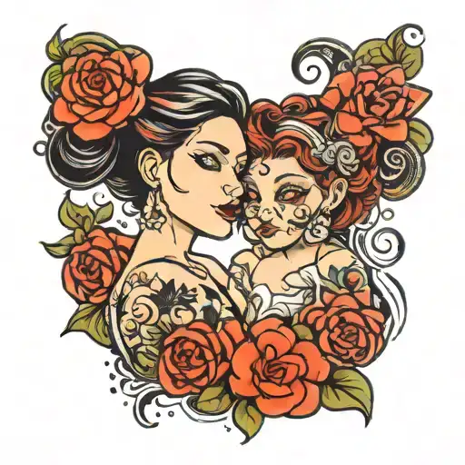 Mom And Daughter Relationship Symbolized