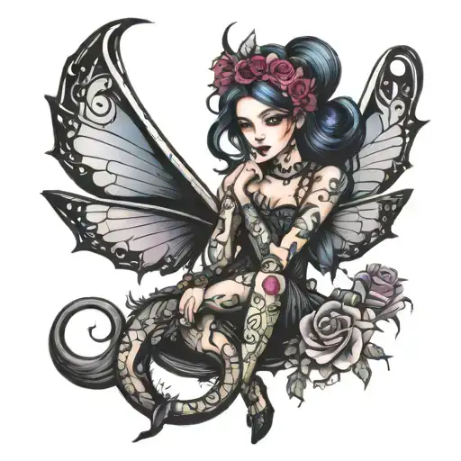 Whimsical Gothic Fairy