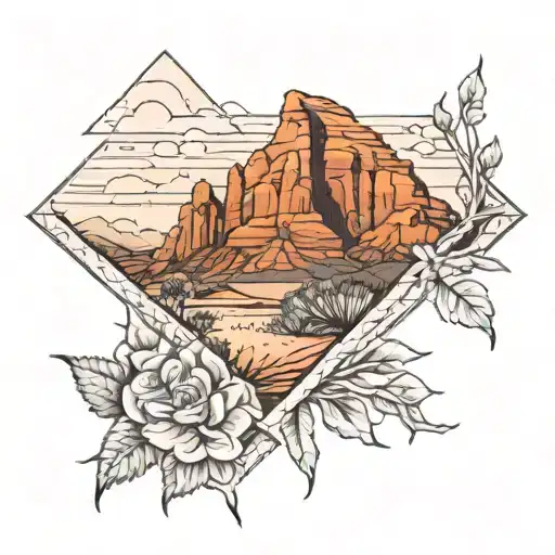 Sedona Arizona Backdrop