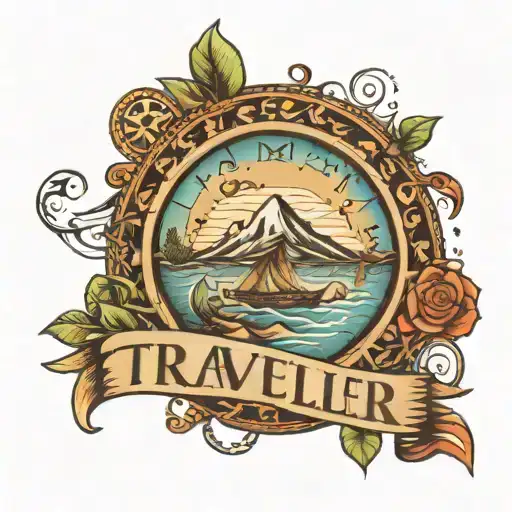Traveler Word Tattooo