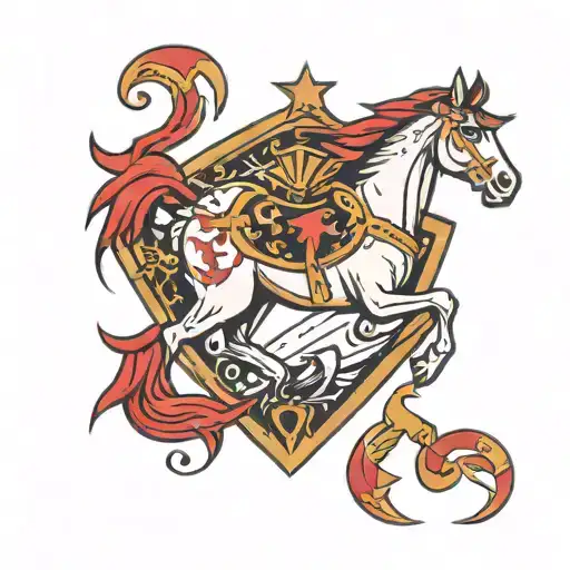 Faze Clan Logo And Horse Inside It Cartoon Looking