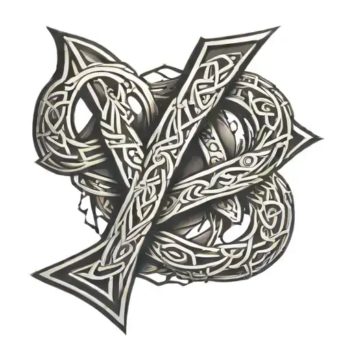 Norse Rune Intertwined