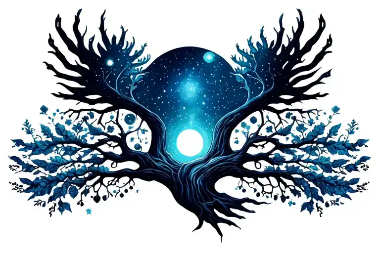Tree Of Life In The Cosmos