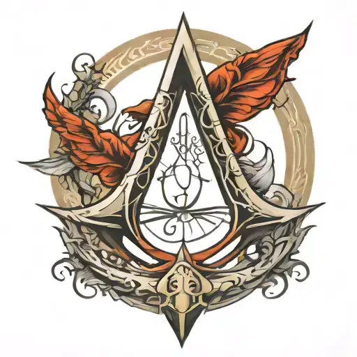 Assassins Creed Logo Made With Dna Double Helix