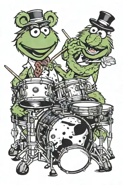Muppets Animal Play Drums Mixed