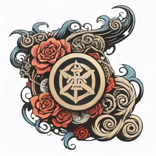 34 And In The Background Is The Seal Of Eight Grams From Naruto