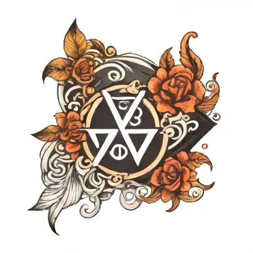 Handband With V Symbol Integrated