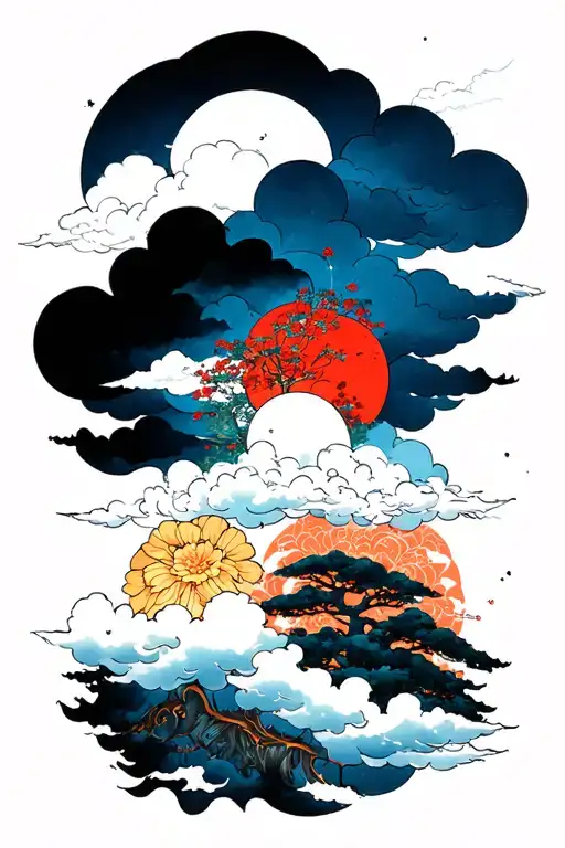Cloud And Japan Inspired