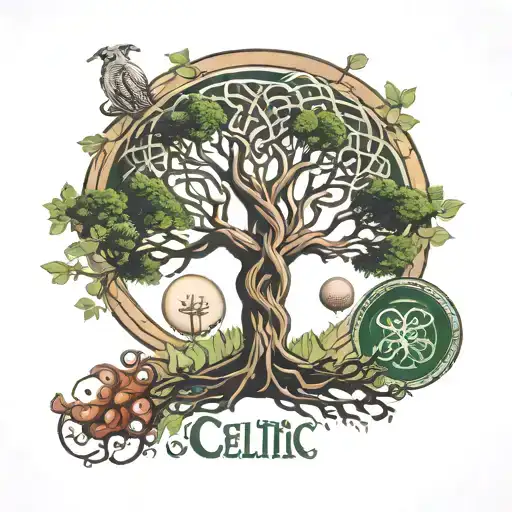 Celtic Golf & Family Tree With Each