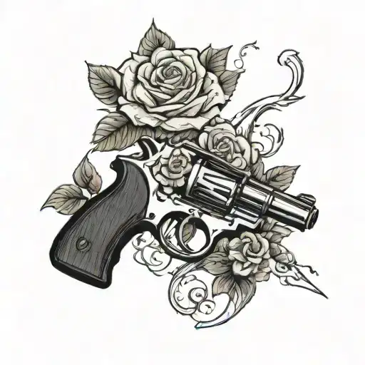 Gun Russian Vodka Rose