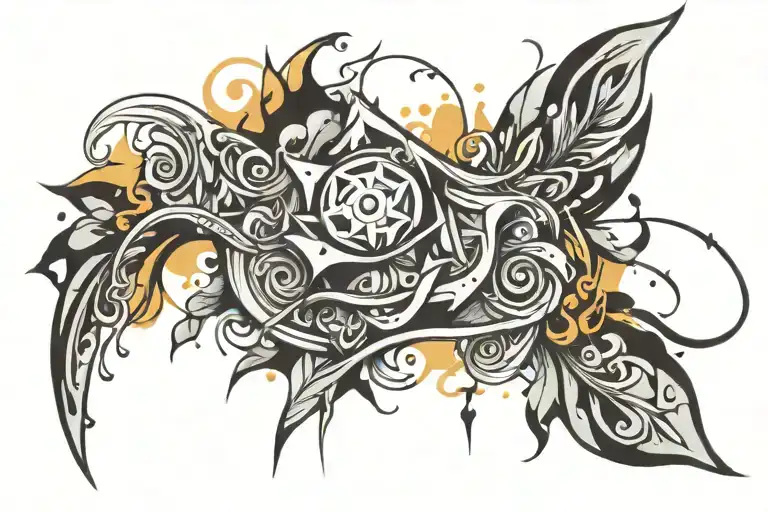 Supremacy And Abstract Sketch Style Design